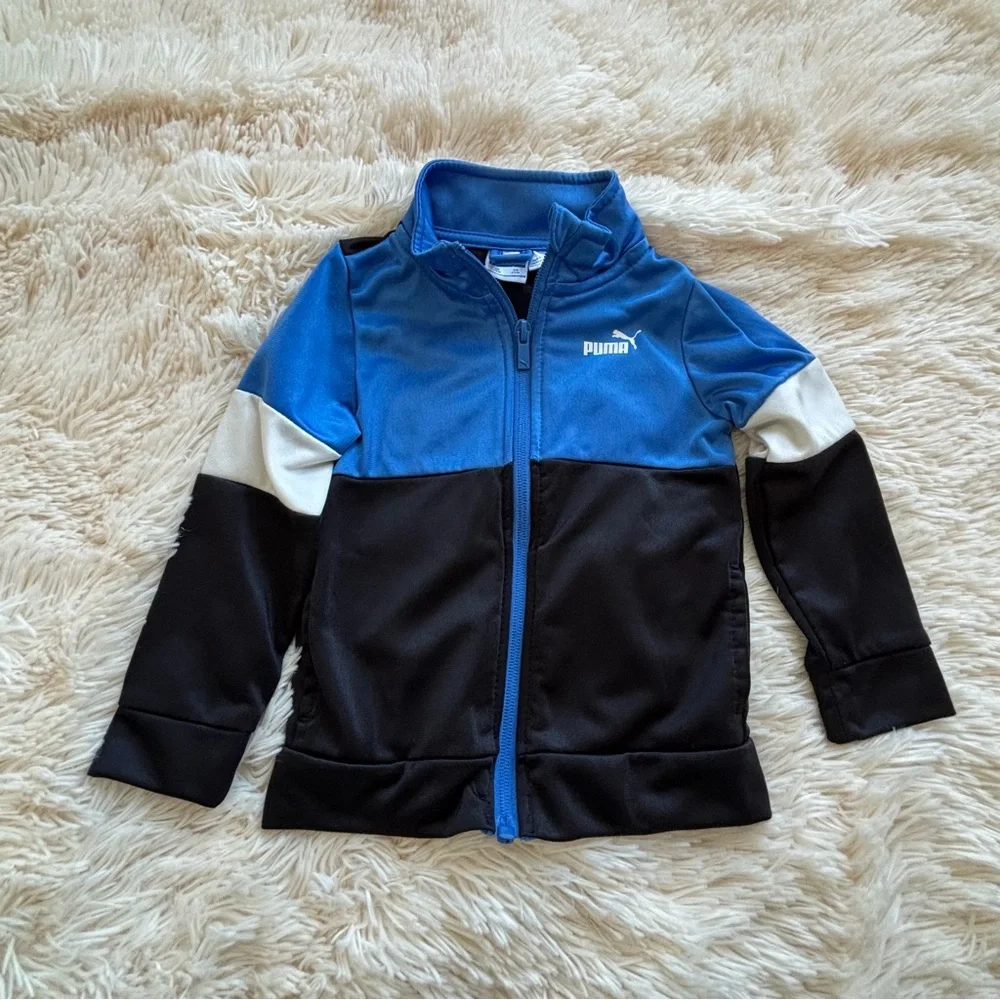 Puma Black and Blue Kids Tracksuit 24 months - Picture 2 of 6